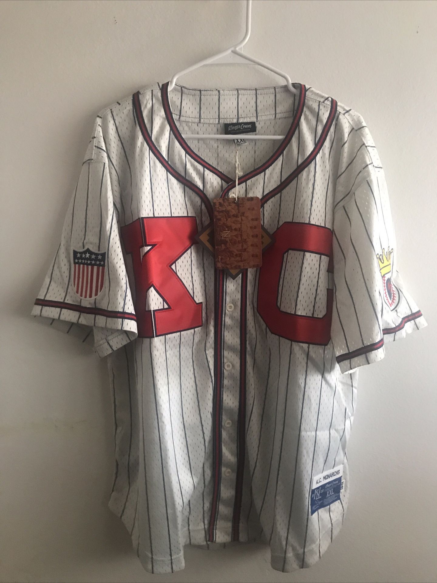 Rings & Crwns Negro League Kansas City Monarchs #5 Jackie Robinson Stitched  Jersey Size XL - New with Tags! for Sale in Allen, TX - OfferUp