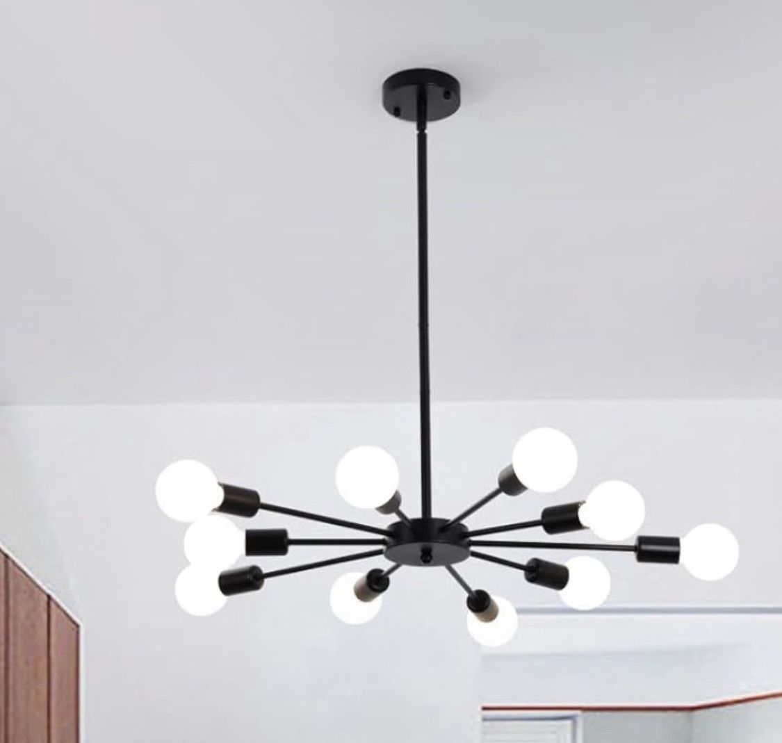 10-Light Modern Chandelier Sputnik