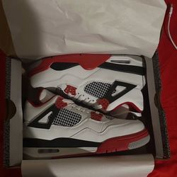 Brand New Jordan 4 Fire Red