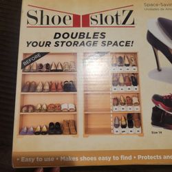 Shoe Slotz Shoe Storage Organizer 