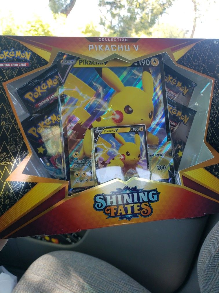 Pokemon Pikachu V Shining Fates Collection Box  (Open To Trades)