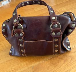 Original Hammitt Leather Handbag with Rivets