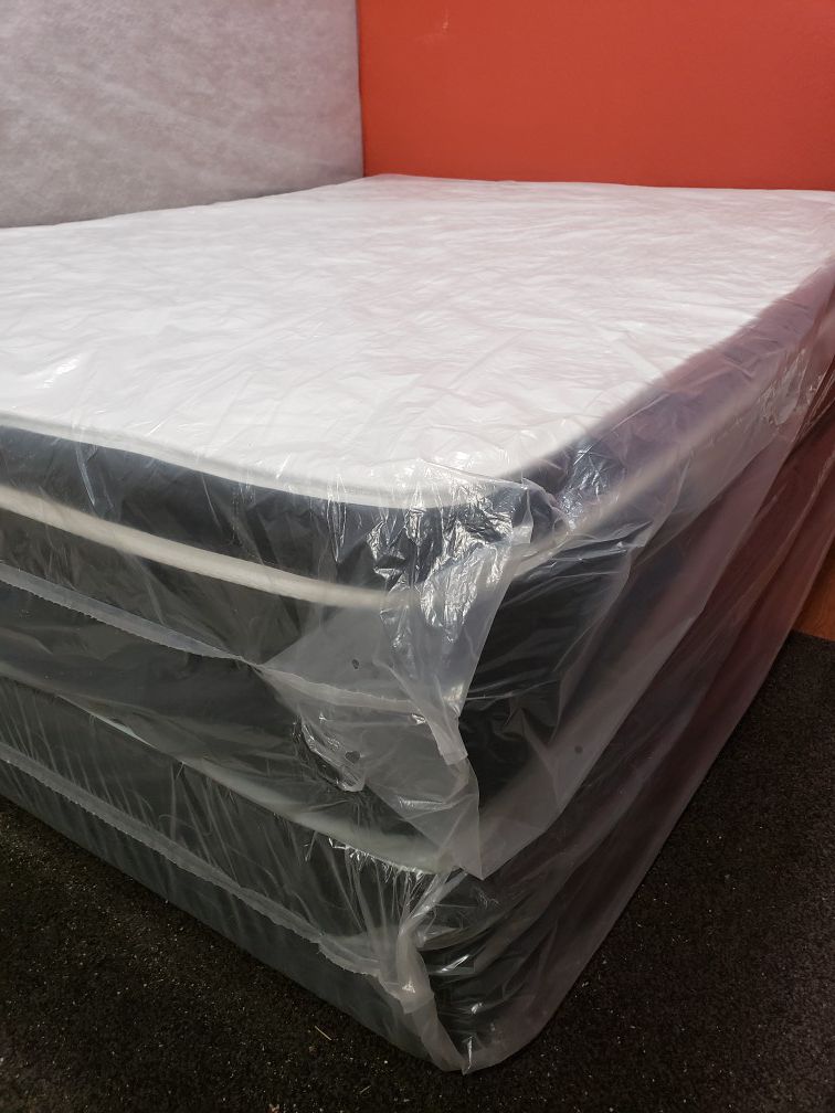 King size pillow top thick can deliver