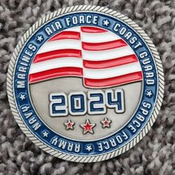 H-E-B Military Veterans Medal Coins