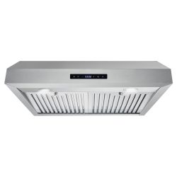 New Open Box 30" Under Cabinet Stainless Steel Range Hood with Digital Touch Controls