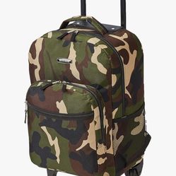 Rockland Double Handle Rolling Backpack - Size: 17-Inch