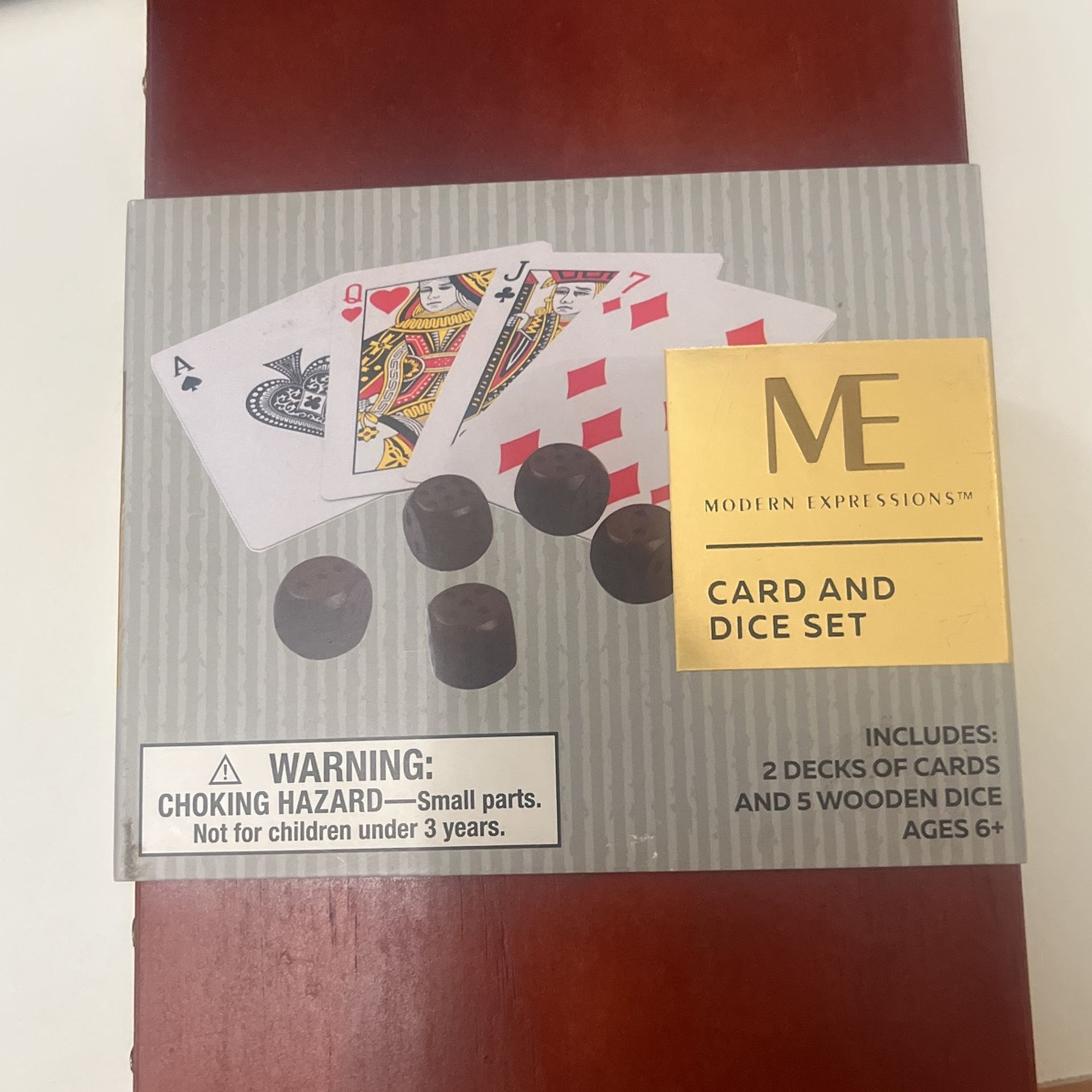 Brand New Card & Dice Set