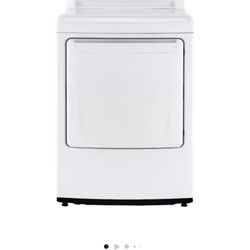 LG - Gas 7.3 Cu. Ft. Gas Dryer with Sensor Dry - White