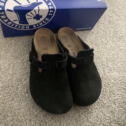 Birkenstock Clogs Boston Soft Black 