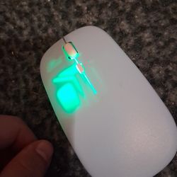 Sky Blue Computer Mouse Wireless 