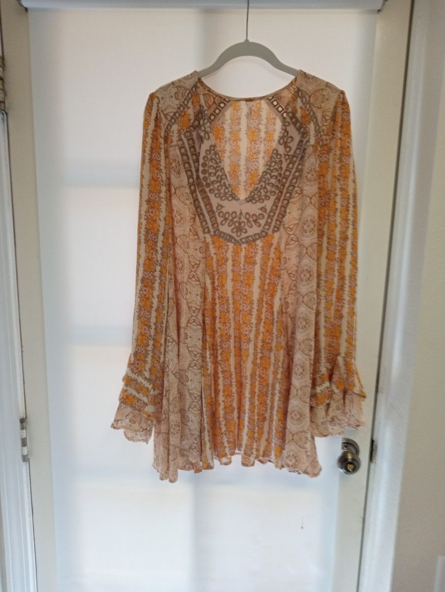 Free People Boho Women's "Fallin Into Your Tunic" XS