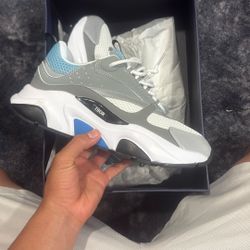 B22 Blue % White 