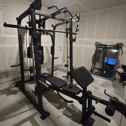 Smith Machine 2001 | Multi-Use Adj Bench | Gym Equipment | Fitness | Squat Rack | Excercise |🔴WEIGHTS AND BARBELL SOLD SEPARATELY 🔴 FREE DELIVERY 🚚