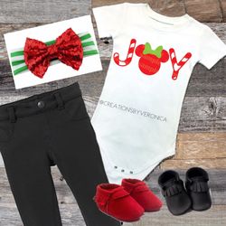 Yoy Disney Christmas Onesie or Shirts