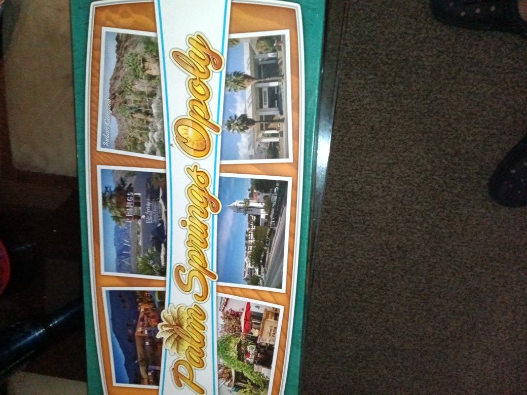 Palm Springs Monopoly Used Once