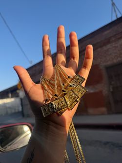 Gold dipped chains
