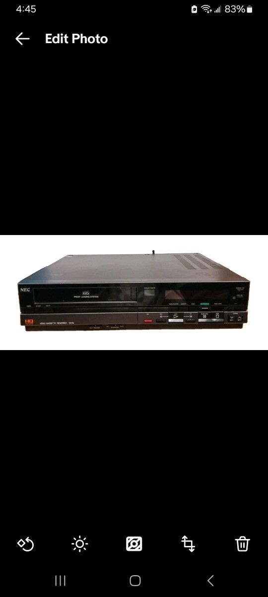 NEC HQ VHS Video Cassette Recorder Player N915U Perfect Condition Near Mint