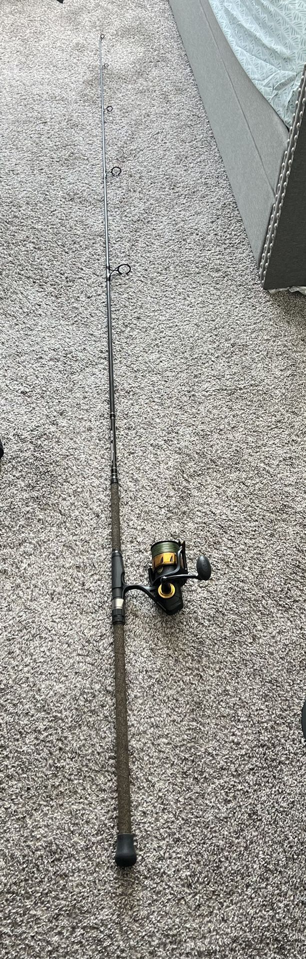 Surf Rod+Reel Combo! Lamiglas GSB Skinner Rod + Penn Spinfisher VI 6500 Bail-less Reel