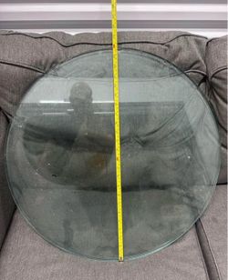Tempered Glass Kitchen Table Top Thick Explosion Proof Glass，Polished Edge Multipurpose For Home