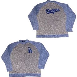 Los Angeles Dodgers Dynasty Zip Up Hoodie Sweatshirt Jacket Mens XL NWT