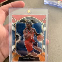 Tyrese Maxey & Alex Sarr Rookie Cards