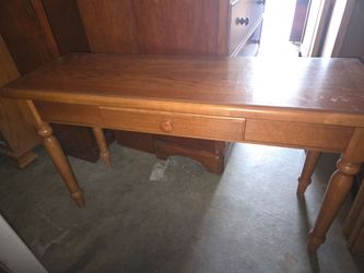 Sturdy Console Table with Drawer