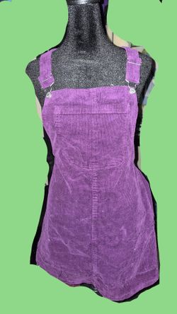 Plum Purple Skirt Overalls
