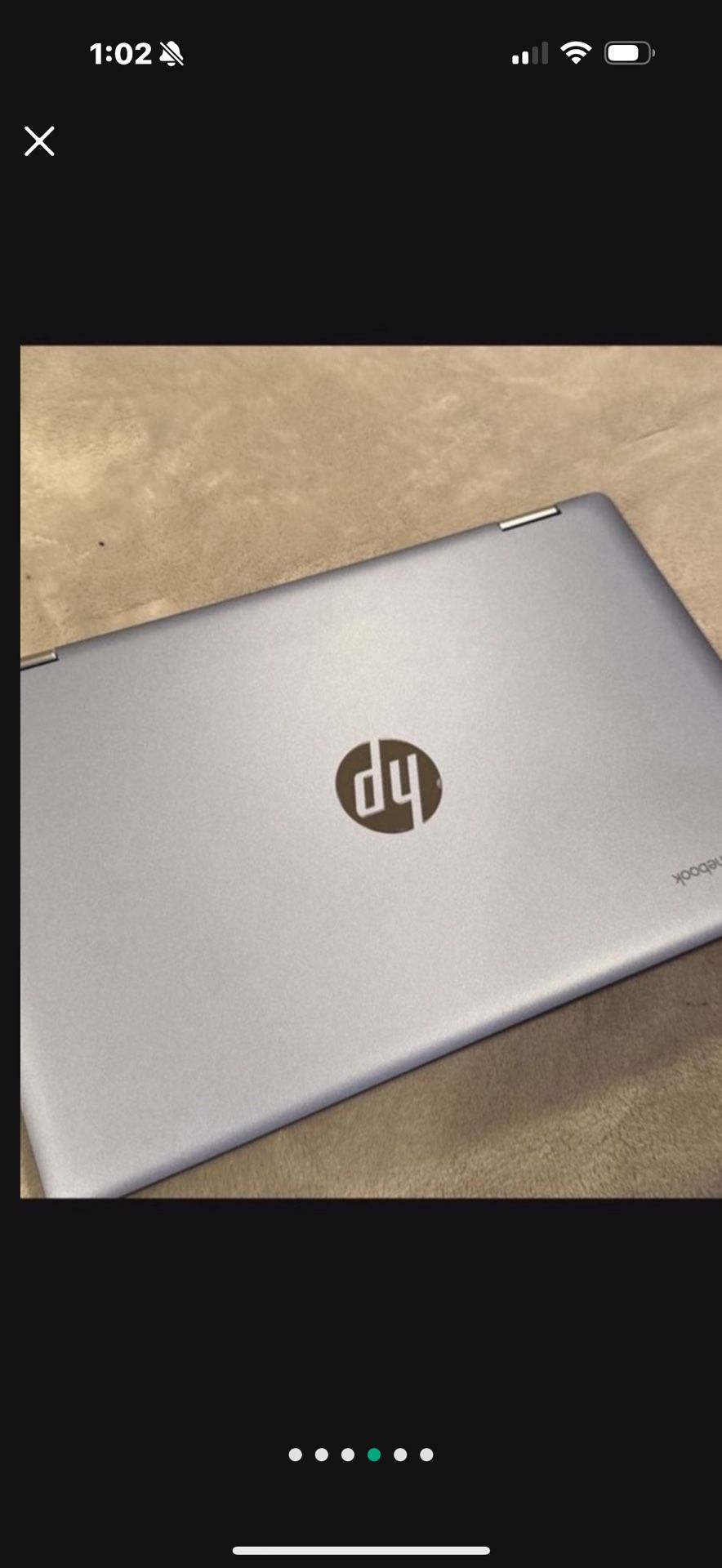 New HP Chromebook 360 Blue