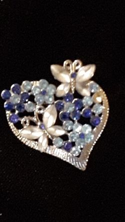 Blue Heart pendant