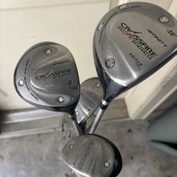 Golf Clubs - Driver, 5 Wood, 4 Hybrid, 3 Hybrid , Putter 