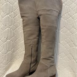 Women’s Sole Society Suede Gray Boots 8.5
