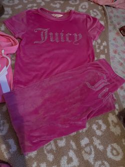 Juicy Couture Pink Velour Two-Piece set🎀