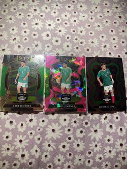 Panini Select Soccer Mexico 3-Card Lot