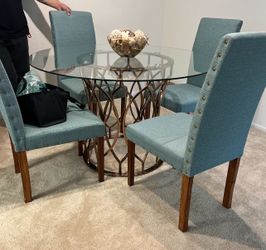 Glass dining table for sale