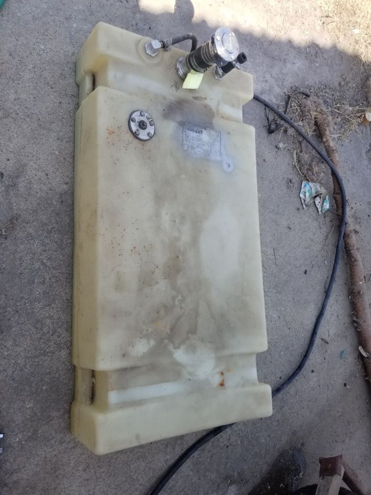 Gas tank for boat $80 or trade for smaller tank