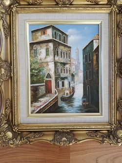 Framed Italian Painting