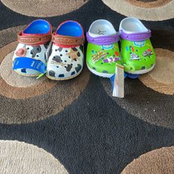 Toy Story Crocs Size J3 Woody And Buzz 