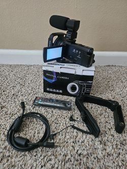 4K Digital Video Camera Camcorder 48MP