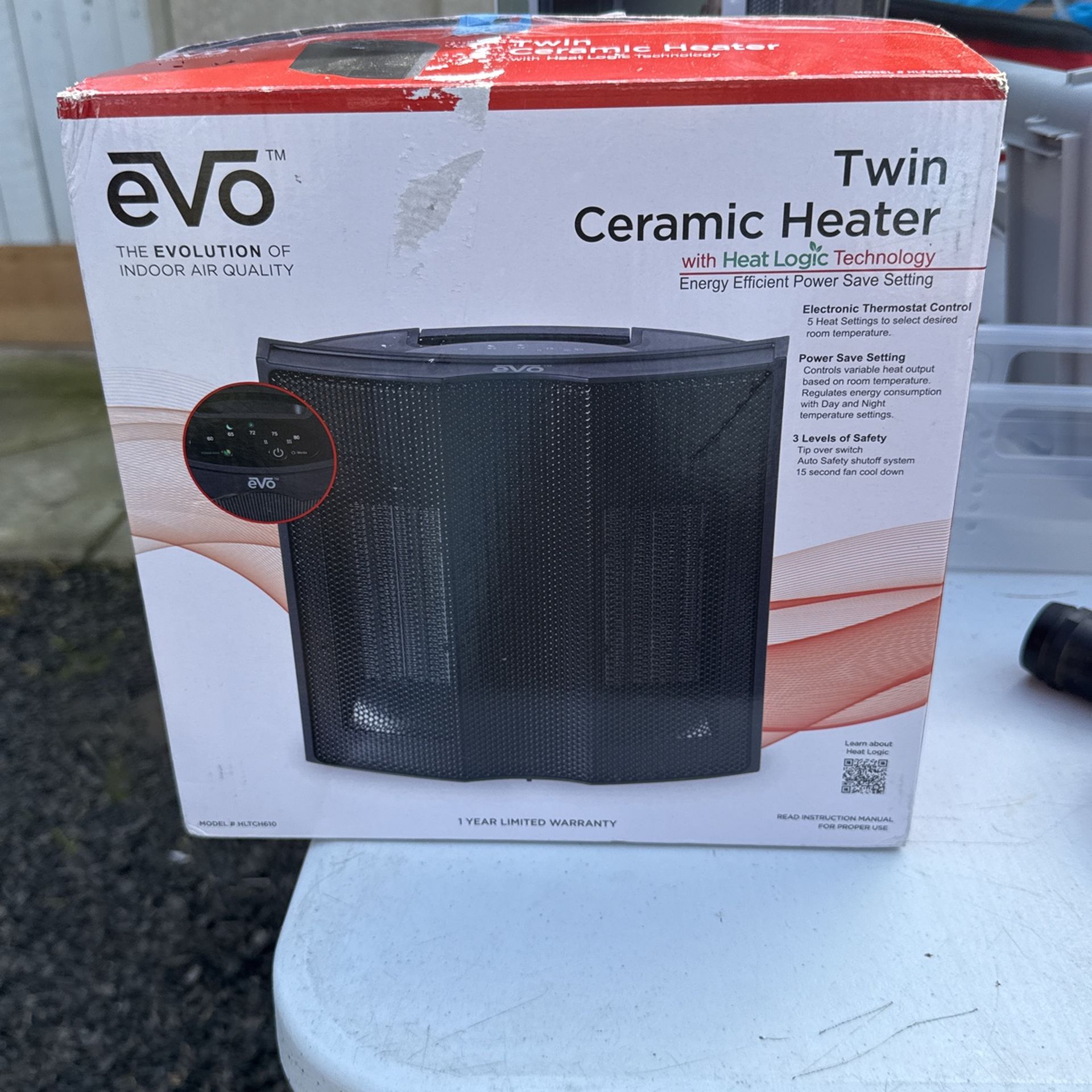 New Twin Ceramic Heater