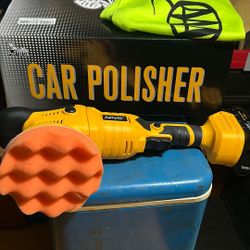 Brand New Autiwoz Car Polisher With Two Batteries And Head Attachments 
