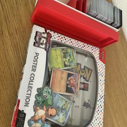 151 Poster Collection + Custom Card Case + Pokemon TCG Cards