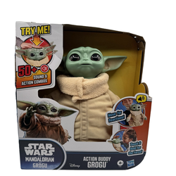 Star Wars Action Buddy Grogu Animatronic, 10-Inch Interactive Toys, Star Wars