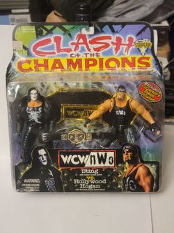 WCW nWo Sting vs Hollywood Hogan Action Figure 2-Pack