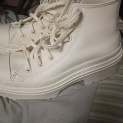 Size 8 leather chucks
