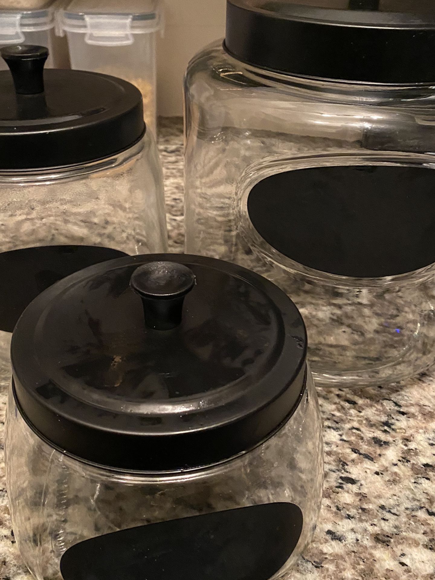 Glass Storage Container Matching Set