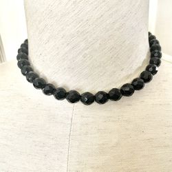 Black Onyx Choker Necklace 