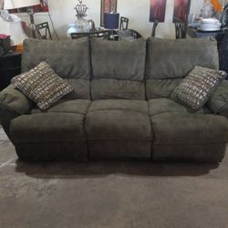 Nicecream Green Recliners Sofa