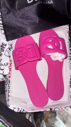 Dg pink slides woman’s 8