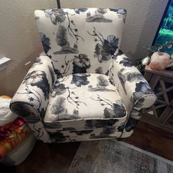 Floral Accent Chair