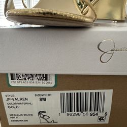 Women Gold Wedge Size 8 $70 Obo 